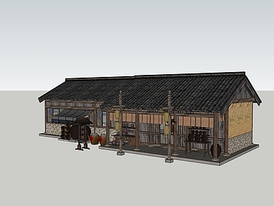 中式古建筑 古建筑