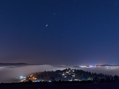 现代其它外景 星空外景