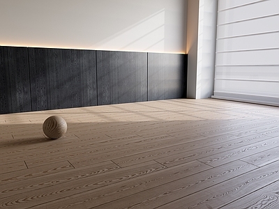 意式极简地板 意式极简木地板 柚木木地板 卧室木地板