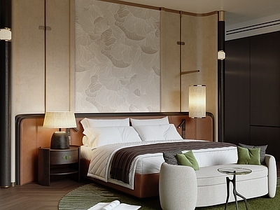 轻奢酒店客房 总统套房