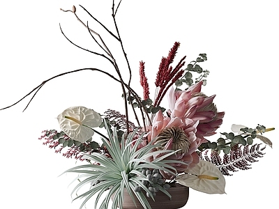 花 花瓶花卉