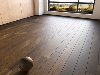 意式复古地板 意式复古风地板 深色地板 实木地板 人字拼地板 连纹地板