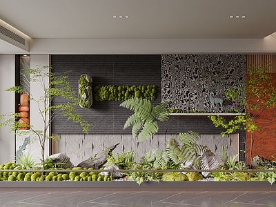 植物堆 植物造景 花池 绿植堆 室内景观 植物景观