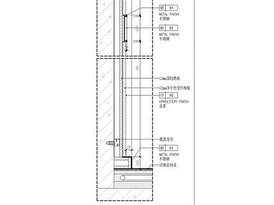 现代窗节点 门窗剖面节点大样 施工图