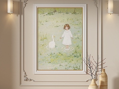 奶油简欧挂画 女孩房挂画 书房挂画 客厅挂画 玄关挂画 办公室挂画