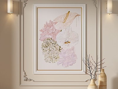 奶油简欧挂画 书房挂画 客厅挂画 玄关挂画 办公室挂画