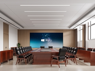 新中式现代会议室 会议室