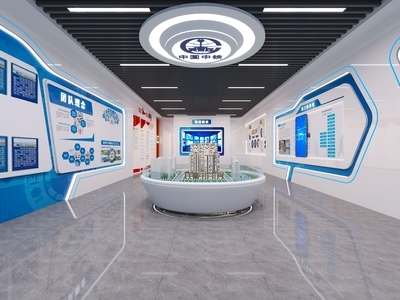 现代党建室 中铁展厅