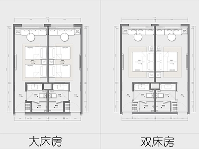 酒店客房 酒店客房平面图 客房平面设计图 连锁酒店客房设计 民宿酒店 经济型酒店客房 施工图