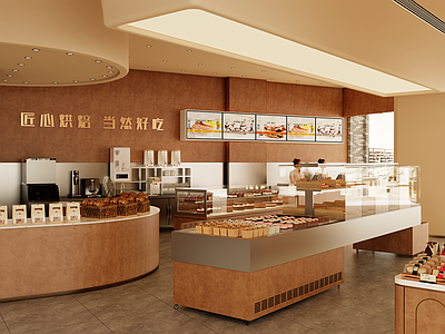 现代甜品面包店 甜品店 面包店 蛋糕店