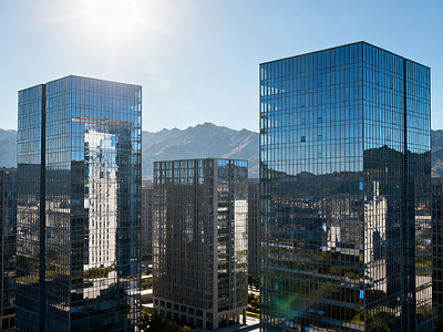 现代其它外景 窗外景 建筑外景 城市外景 城市外景