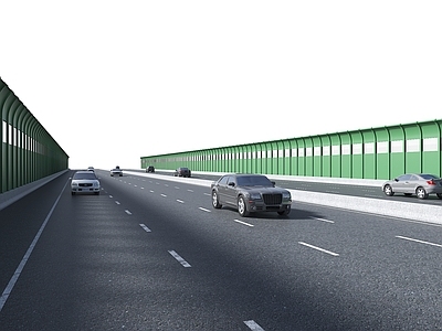 交通配件 声屏障 隔音屏 现代高架桥 现代道路 高度公路