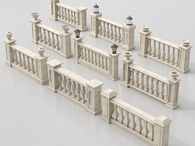 欧式栏杆 石材栏杆 欧式围栏 护栏 阳台护栏