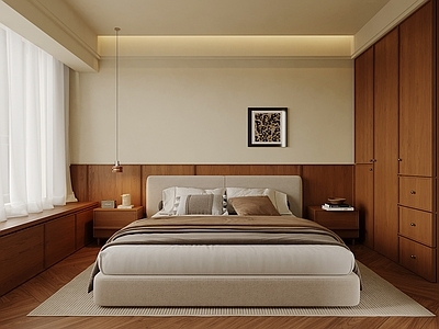 中古家居卧室 中古风卧室