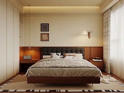 中古家居卧室 中古风卧室
