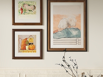 复古简欧挂画 书房挂画 茶室挂画 客厅挂画 玄关挂画 办公室挂画