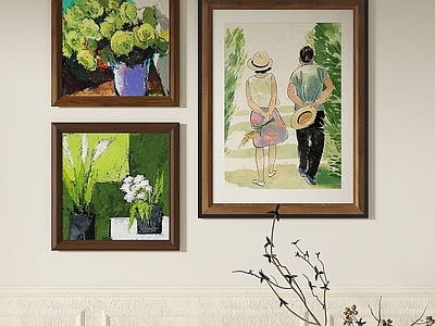 复古简欧挂画 书房挂画 茶室挂画 客厅挂画 玄关挂画 办公室挂画
