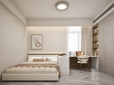 现代家居卧室 次卧