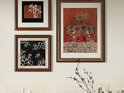 中古简欧挂画 书房挂画 茶室挂画 客厅挂画 玄关挂画 办公室挂画
