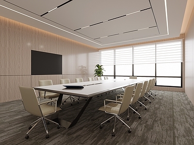 现代会议室 办公会议室 小型会议室 酒店会议室