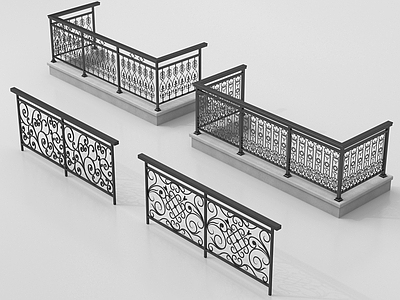 欧式栏杆 铁艺栏杆 欧式围栏护栏 阳台栏杆