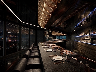 现代烧烤店 时尚烧鸟吧