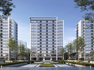 现代高层住宅 现代高层住宅 公建化住宅建筑