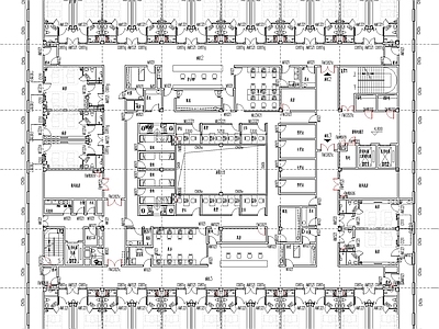 现代医院建筑 医院临时建筑 临时医疗建筑 施工图