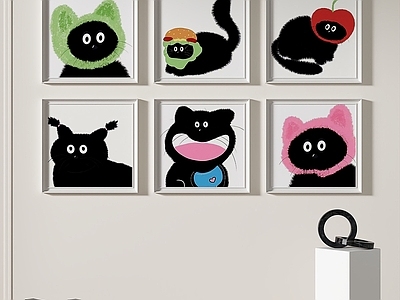 现代简约挂画 女孩房挂画 客厅挂画