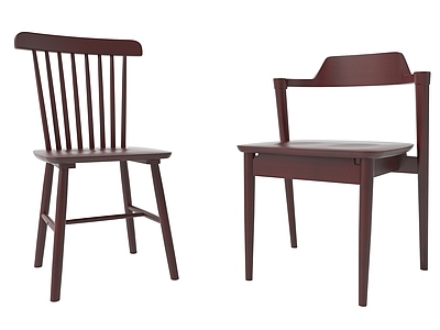 新中式餐椅 休闲椅 实木 新中式餐椅 单椅