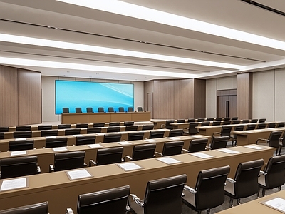 现代报告厅 报告厅 会议室 党建会议