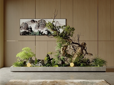 植物堆 景观造景 室内景观 外摆绿植 庭院绿植 现代绿植