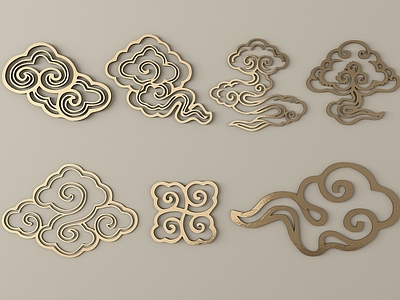 新中式雕花 仿古雕花 新中式雕花 金属雕花