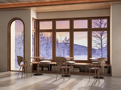 现代其他桌椅 休闲区休闲卡座椅