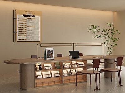 现代其他桌椅 阅览室书桌会议桌