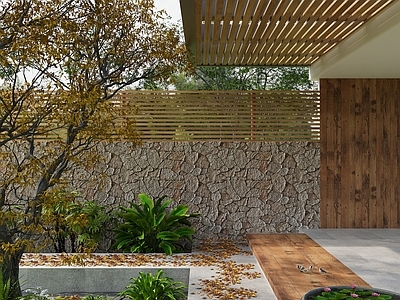 现代休息区 现代庭院