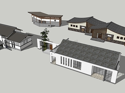 中式其他公共建筑 中式公共卫生间
