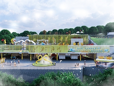 现代风格建筑 主题建筑 猴 孙悟空 齐天大圣演艺馆