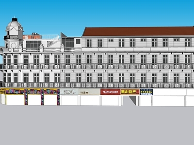 中古古建筑 江汉路历史建筑