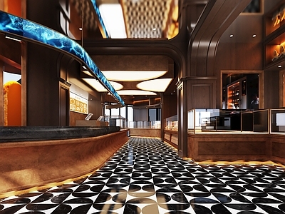 法式其他商业空间 烘焙店方案设计