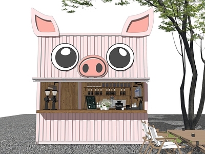 现代工业奶茶店 营地咖啡厅 集装箱咖啡厅 户外咖啡厅 动物咖啡厅 网红集装箱