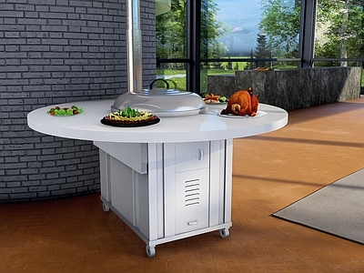 灶台 柴火炉 柴火灶 现代灶台 多功能餐桌 大锅