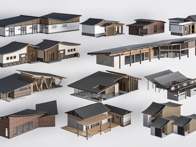 现代其他公共建筑 建筑 景观建筑 商店建筑