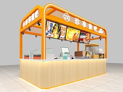 现代快餐店 小吃店中导店 烤肠机 关东煮机 烤红薯机 蒸玉米机