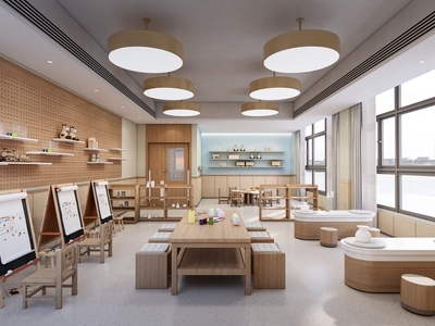 现代教室 现代陶艺工作室 美术教室 手工教室