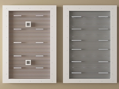 现代吊顶 格栅吊顶 现代吊顶 方通吊顶