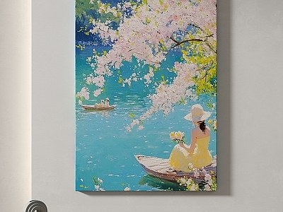 现代奶油挂画 女孩房挂画 书房挂画 客厅挂画 玄关挂画 办公室挂画