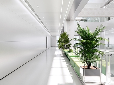 现代工业其他公共空间 中庭 走廊