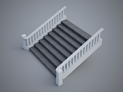 新中式中式扶手 台阶栏杆 将军柱 石栏杆 楼梯石栏杆