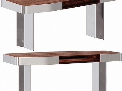 现代办公桌 现代办公桌 书桌 minotti